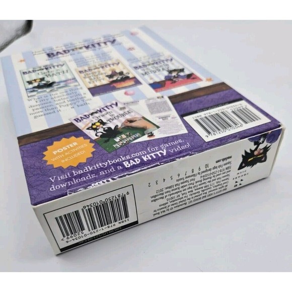 Bad Kittys Very Bad Boxed Set 3 Books Poster Gets A Bath Happy Birthday Vs Uncle - Picture 14 of 14